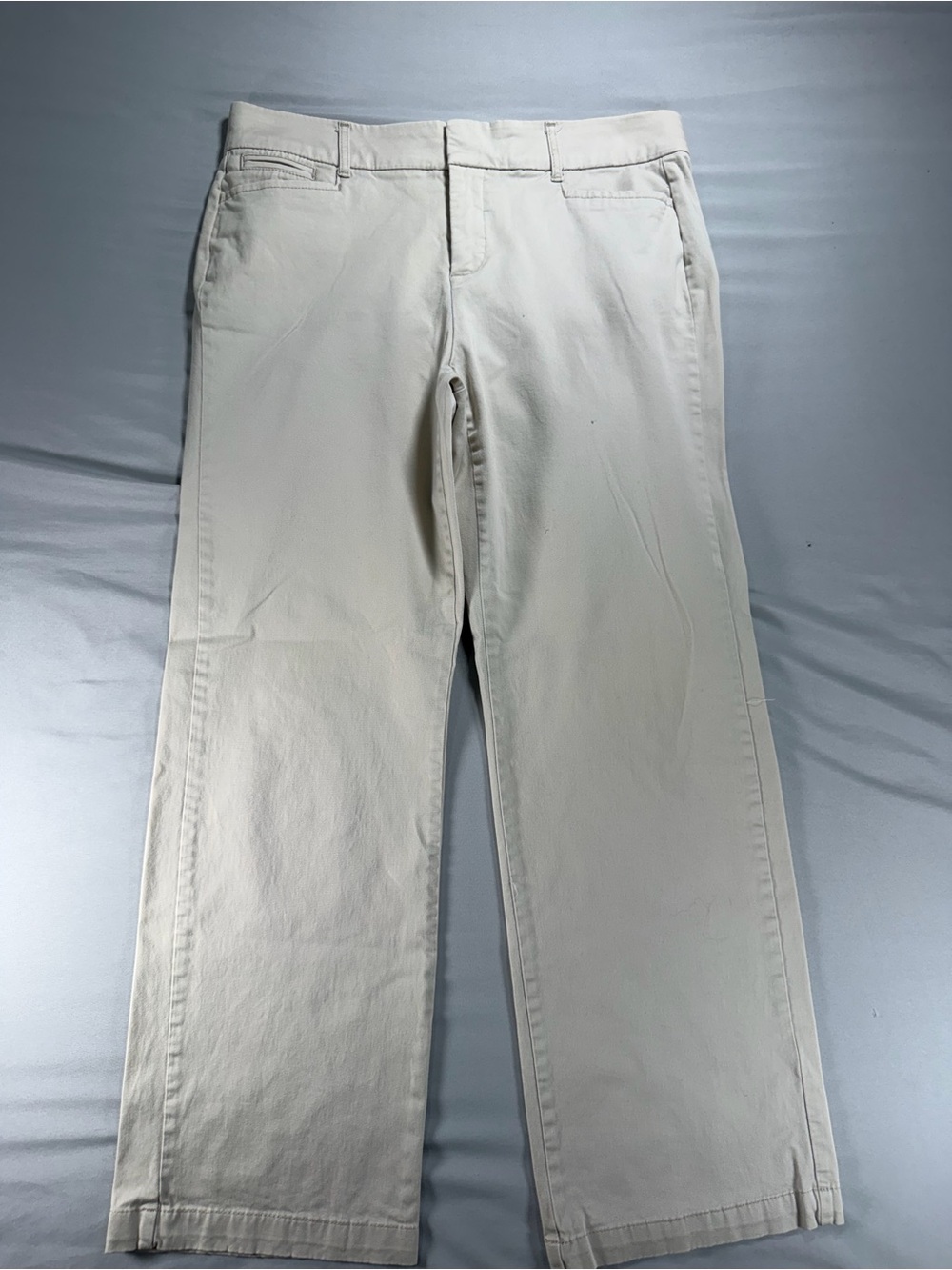 JM Collection 12P Khaki Pants Bootcut Casual Career Women Slacks #1051